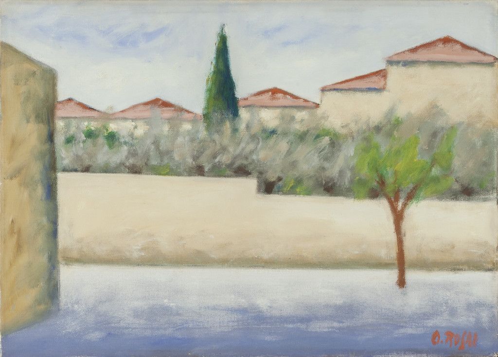 OTTONE ROSAI (1895-1957) OTTONE ROSAI (1895-1957) 
Paesaggio 1956 circa
olio su &hellip;