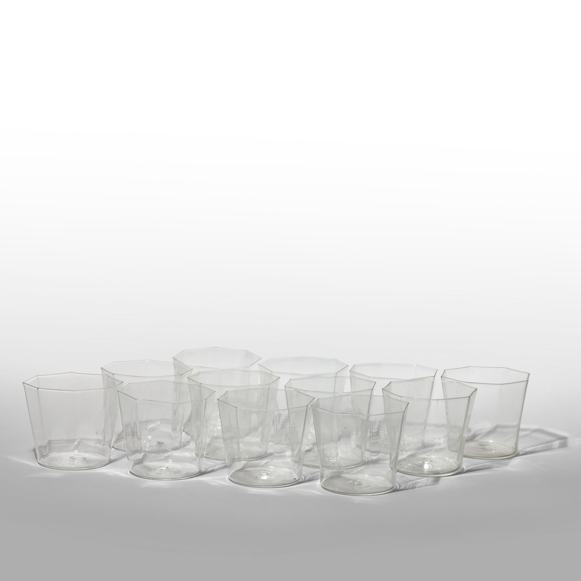 MVM Cappellin MVM CAPPELLIN & C.
A group of twelve transparent glass octagonal c&hellip;