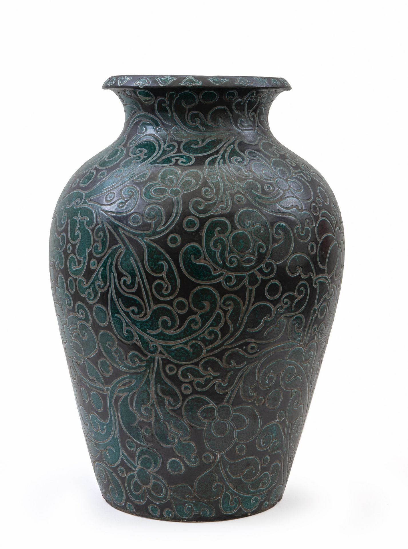 MGA MGA (Verlag)
Eine große Vase aus den 1950er Jahren. 
Gedrehte Keramik mit gr&hellip;