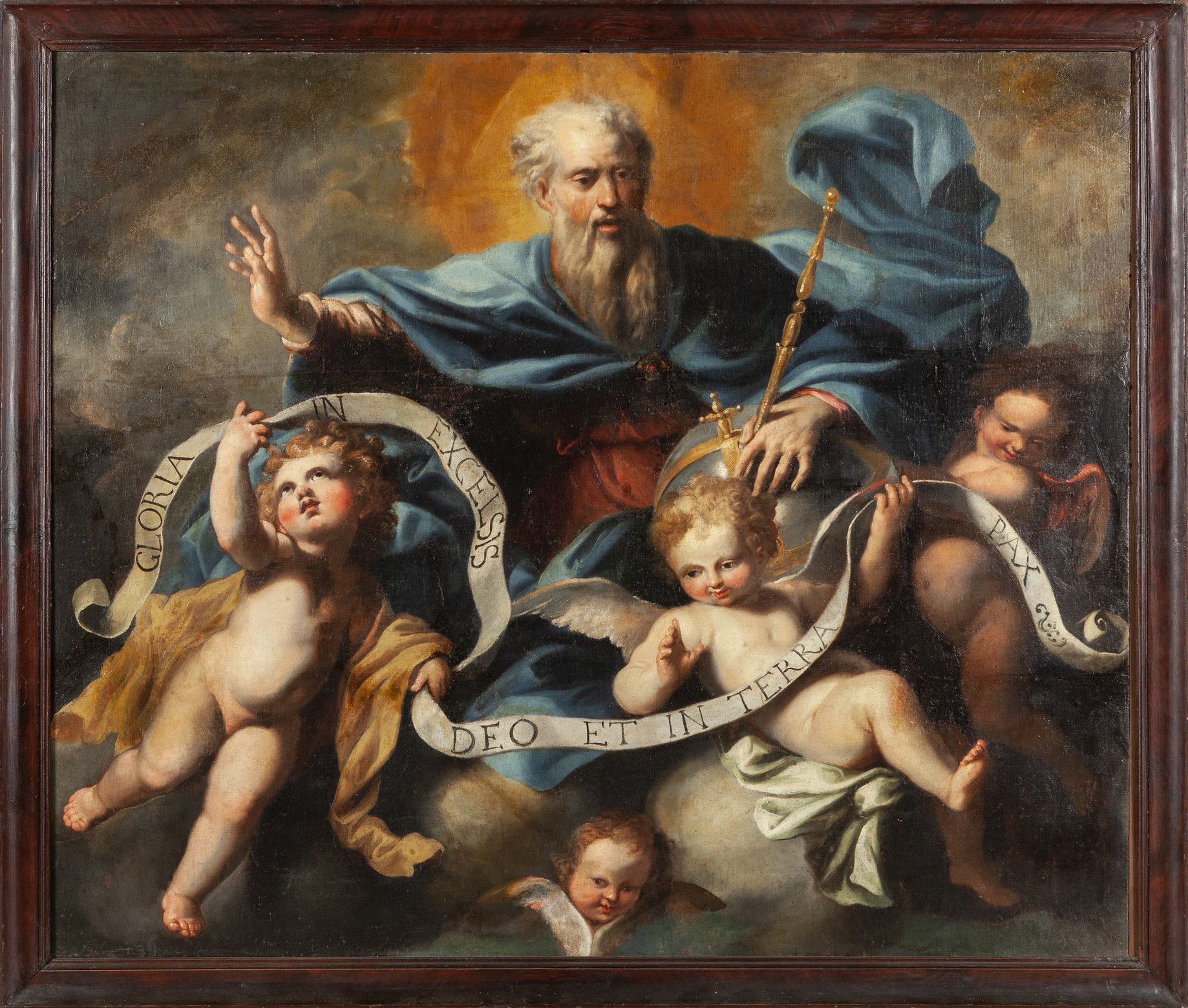 PARODI DOMENICO (1672-1740) PARODI DOMENICO (1672-1740) 
"Le Père éternel entour&hellip;