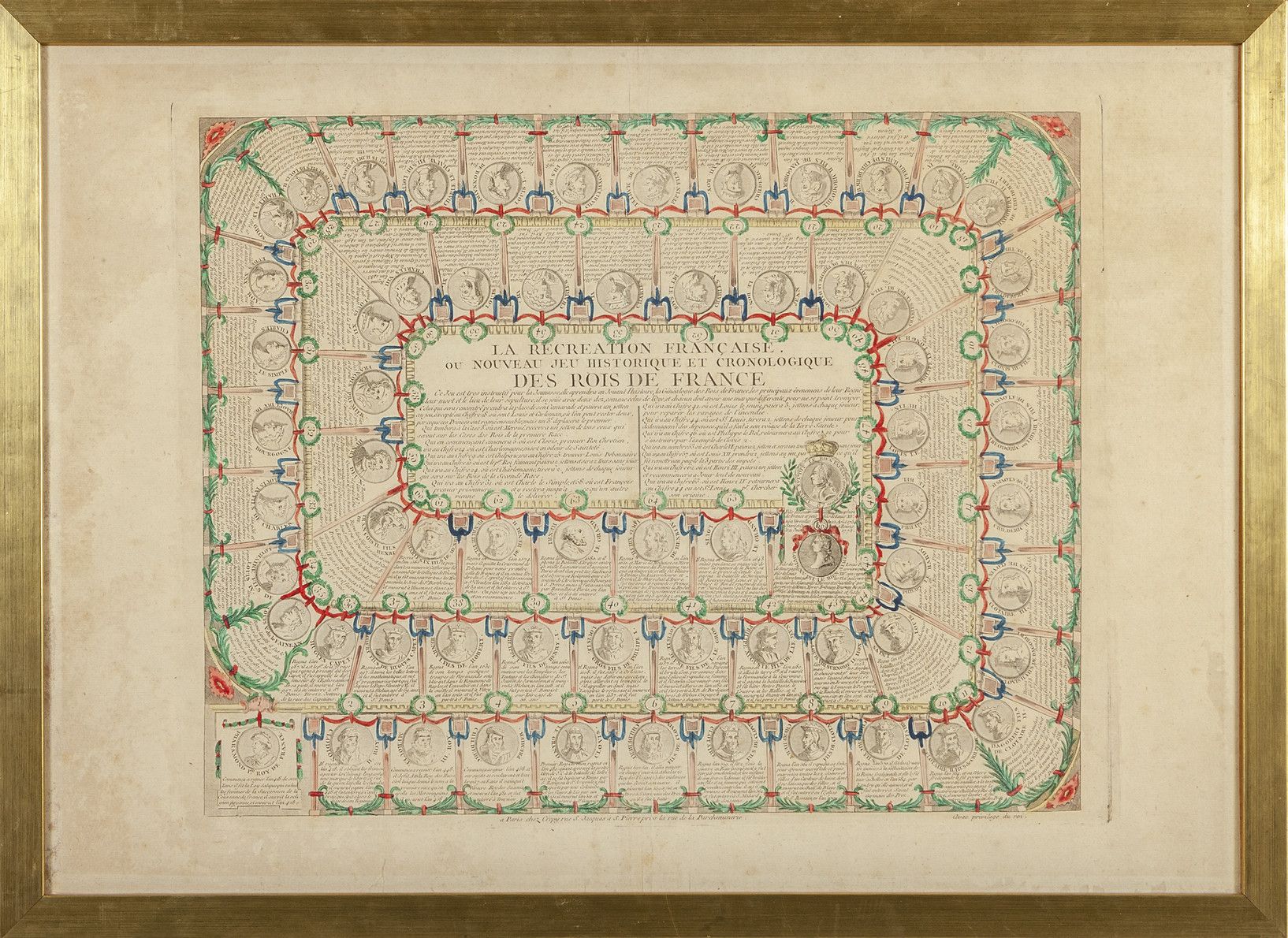 OGGETTISTICA 鹅游戏：18世纪法国国王的新历史和年代游戏
厘米。58x44