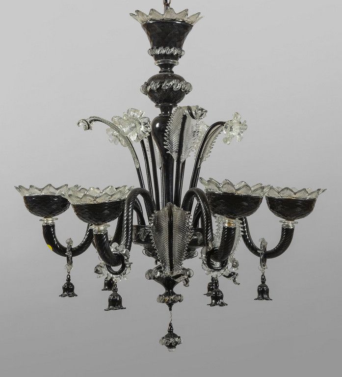 OGGETTISTICA Murano glass chandelier with six lights 20th century
diam. Cm. 70 x&hellip;