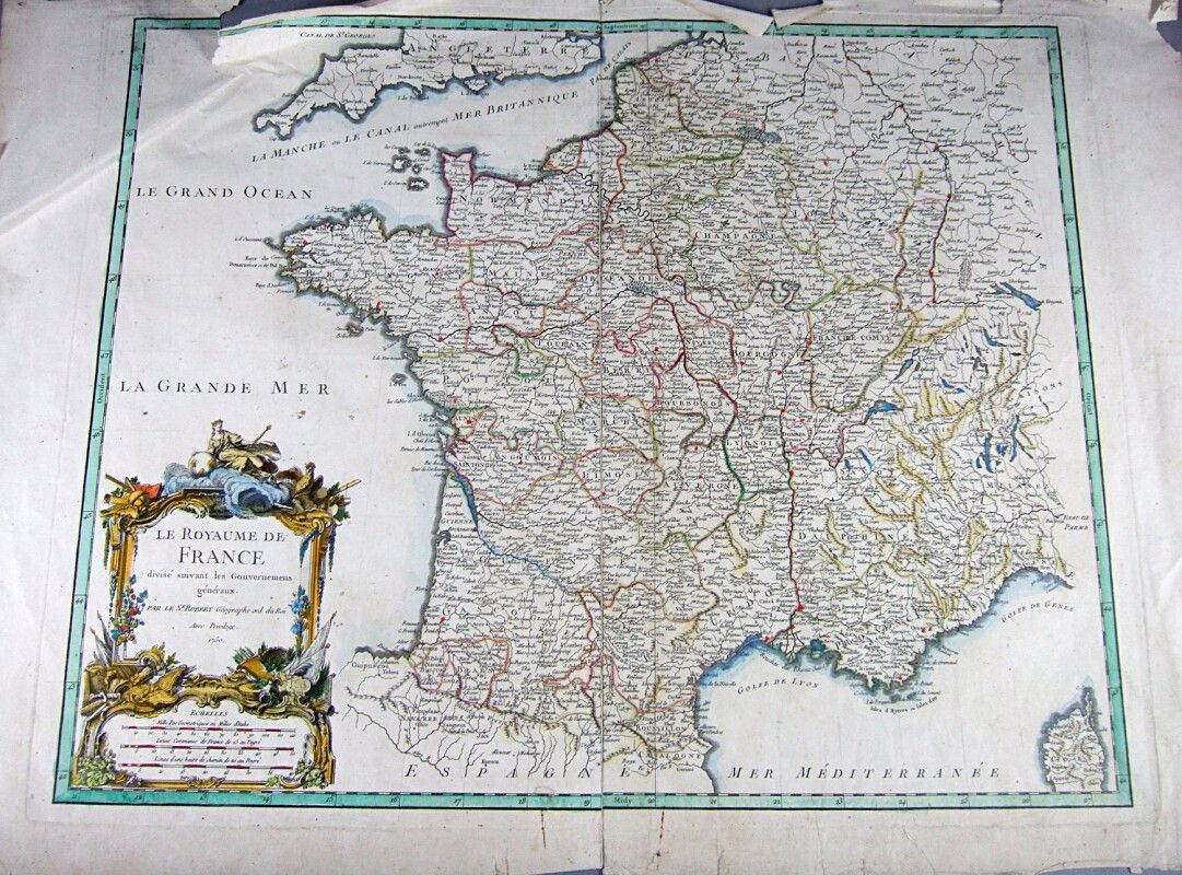 Null 222-2 [mapas de los siglos XVII y XVIII]. Notable conjunto de 35 mapas, la &hellip;