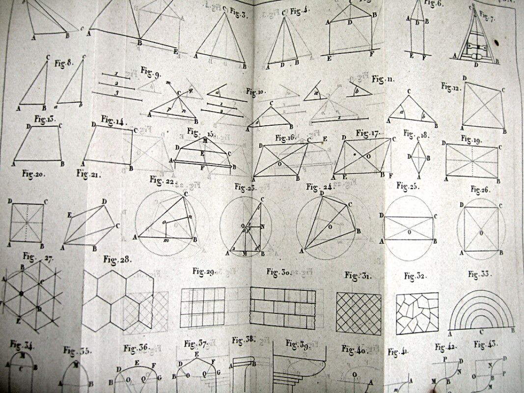 Null * 49.DUPIN（查尔斯）。艺术和手工艺及美术的几何学和力学。巴黎，Bachelier，1825-1826。3卷8开本，八，435页；[2]页，5&hellip;