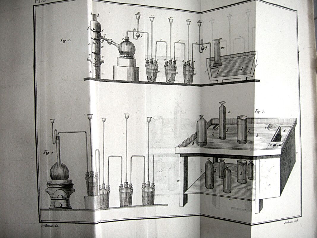 Null * 28.CHAPTAL（Jean-Antoine）。化学应用于艺术。巴黎，Deterville (Crapelet)，1807年。4卷8开本，lxx&hellip;