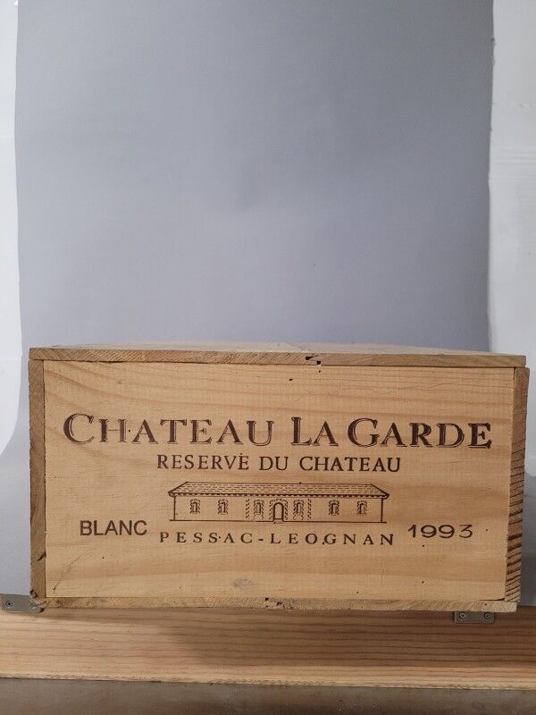 Null 12 blles Ch. LA GARDE (blanc) Pessac-Léognan 1993