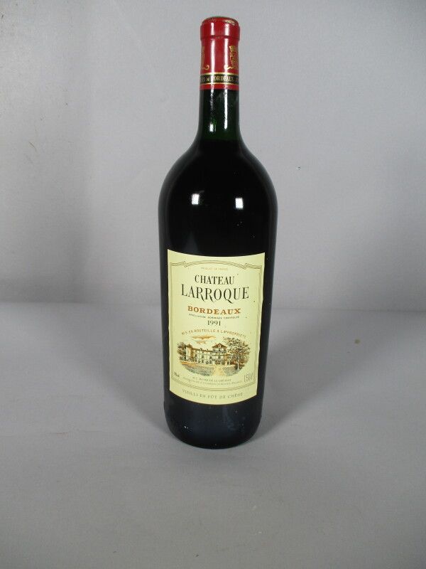 Null 1 magnum Ch. LAROQUE bas goulot Bordeaux 1991