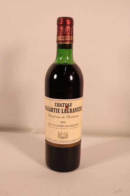 Null 1 blle Ch. MALARTIC-LAGRAVIERE Graves 1972 - haute épaule.