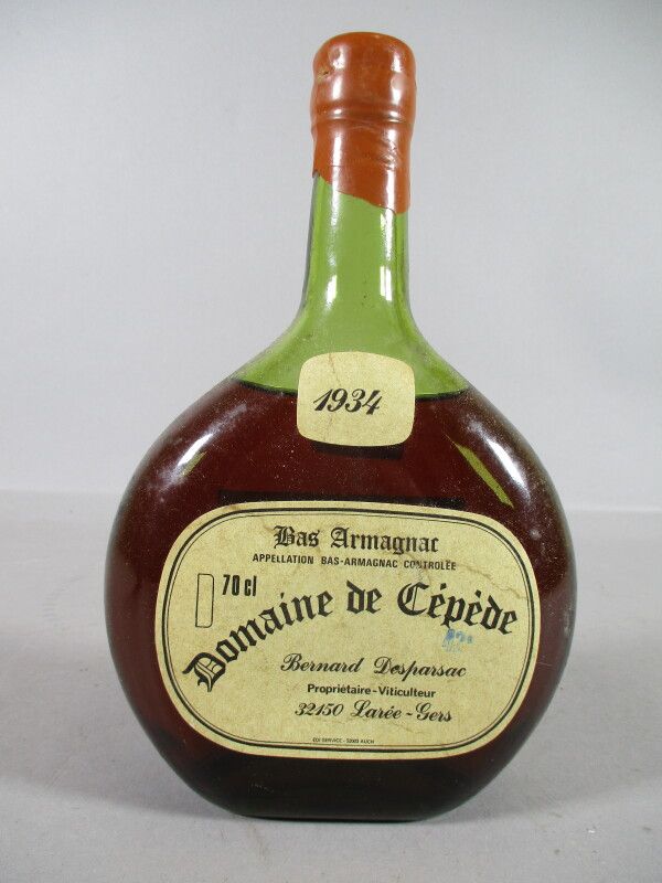 Null 1 blle de 70 cl - Domaine de CEPEDE - Bas Armagnac 42° - 1934 - Mi épaule.