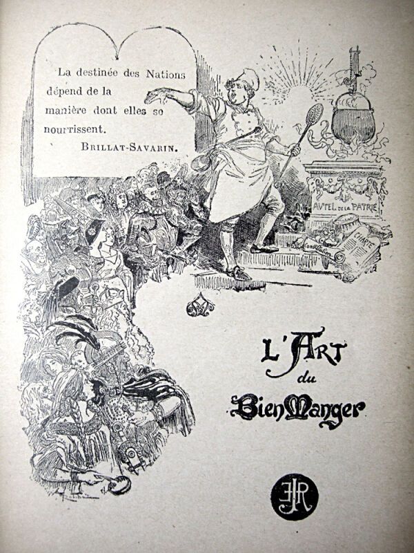Null 93. GEFFROY (Gustave). L'Art du bien manger, la Cuisine française du XIVe a&hellip;