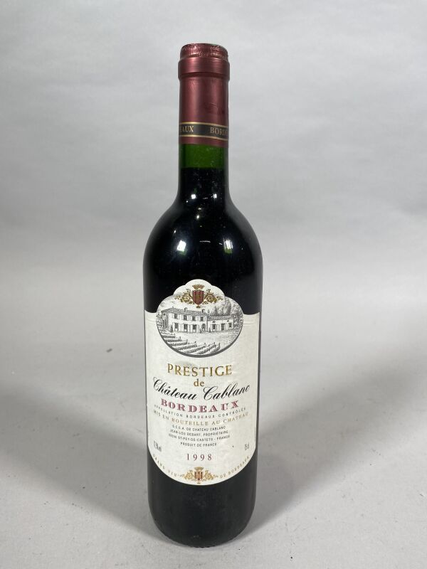 Null 6 blles Ch. Cablanc Prestige Bordeaux 1998