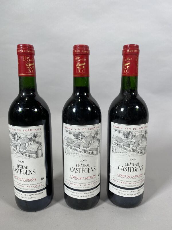 Null 3 botellas Ch. Castejens Côtes de Castillon 2000