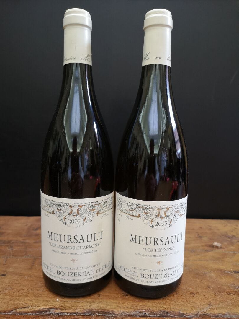 Null 2瓶MEURSAULT - Michel BOUZEREAU & Fils 2003 
1瓶Les Grands Charrons和1瓶Les Tes&hellip;