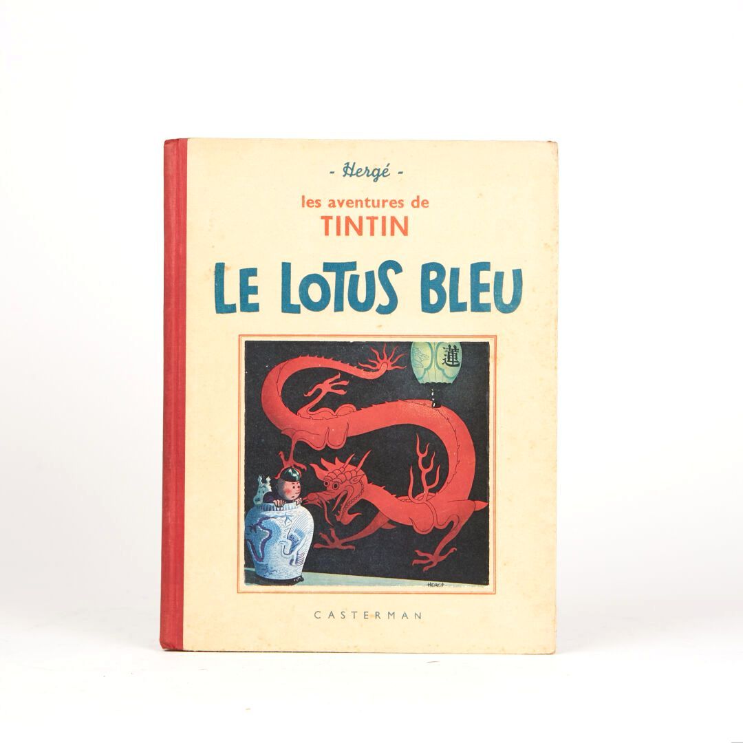 Null "Le Lotus bleu" 1939. Les aventures de Tintin... 
2ème plat A9, 4 H.T. Coul&hellip;