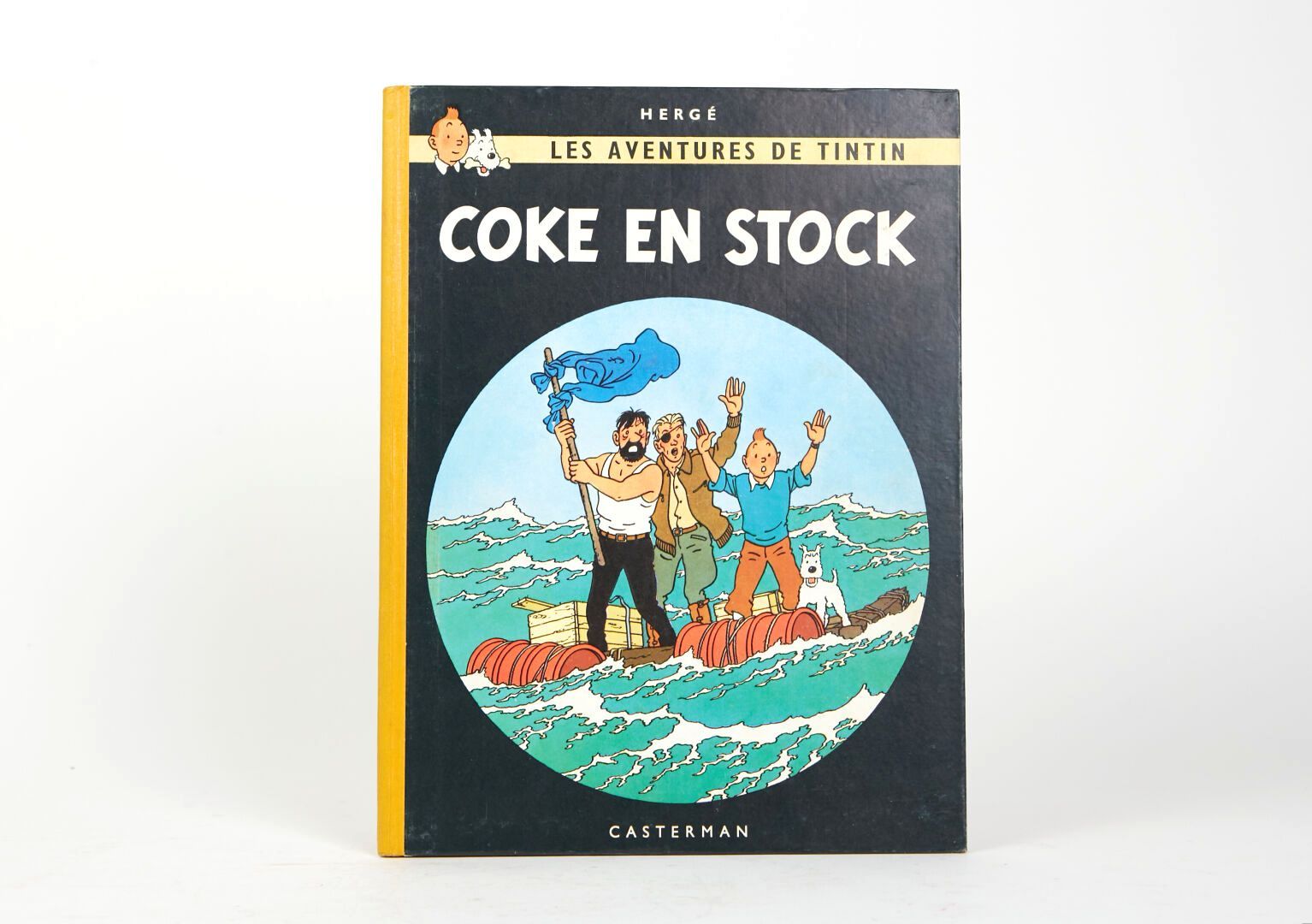 Null "可口可乐的股票"。比利时E.O.1958
黄色背面。第二版B24(Mat)。 
状况良好。

Hergé/Tintinimaginatio 2023