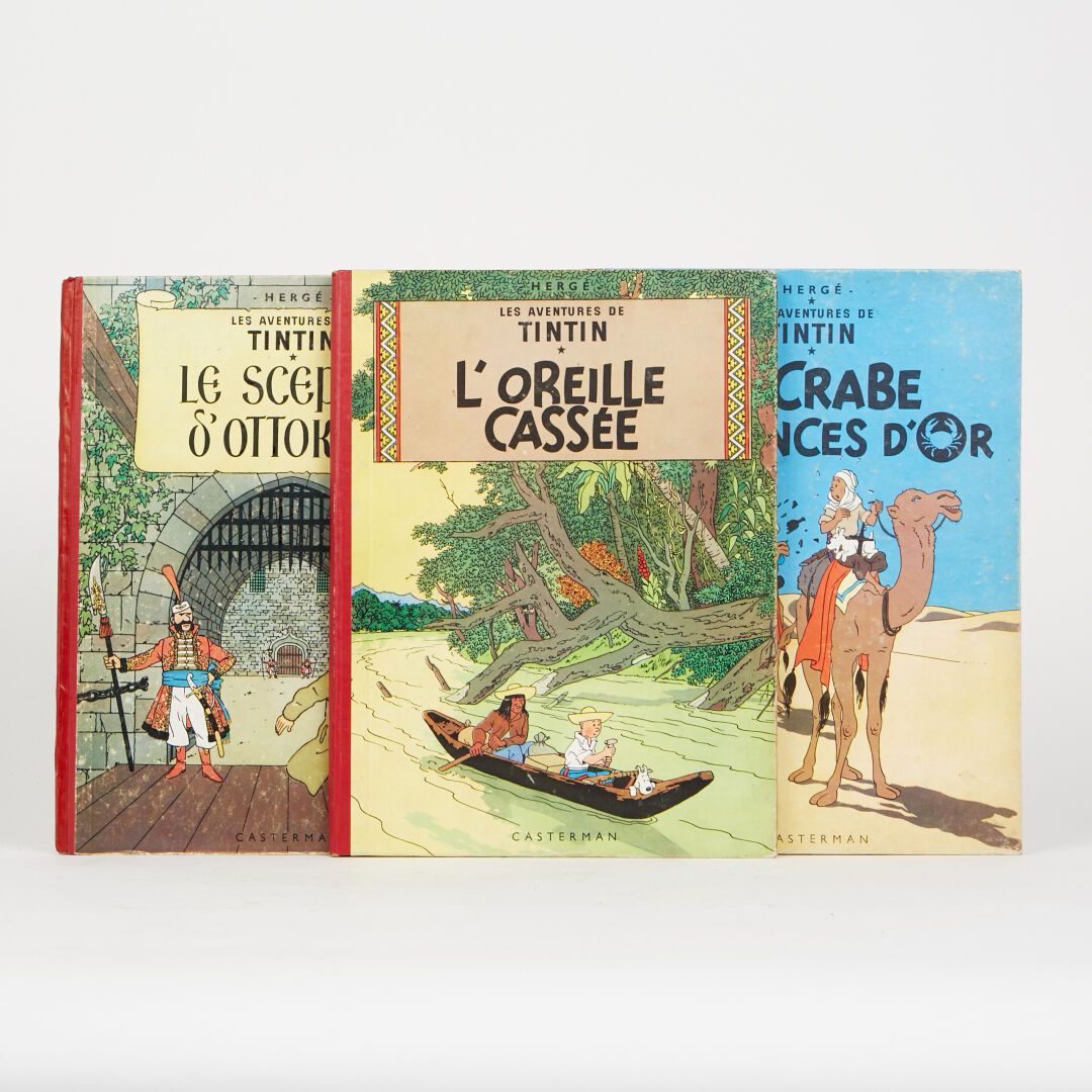 Null 3 volumes Les Aventures de Tintin : 

1 - "Le Crabe aux pinces d'or" B22 
2&hellip;