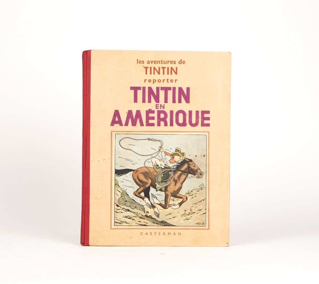 Null "En Amérique" 1937 Les aventures de Tintin Reporter. 
2ème plat A4. 4 H.T. &hellip;