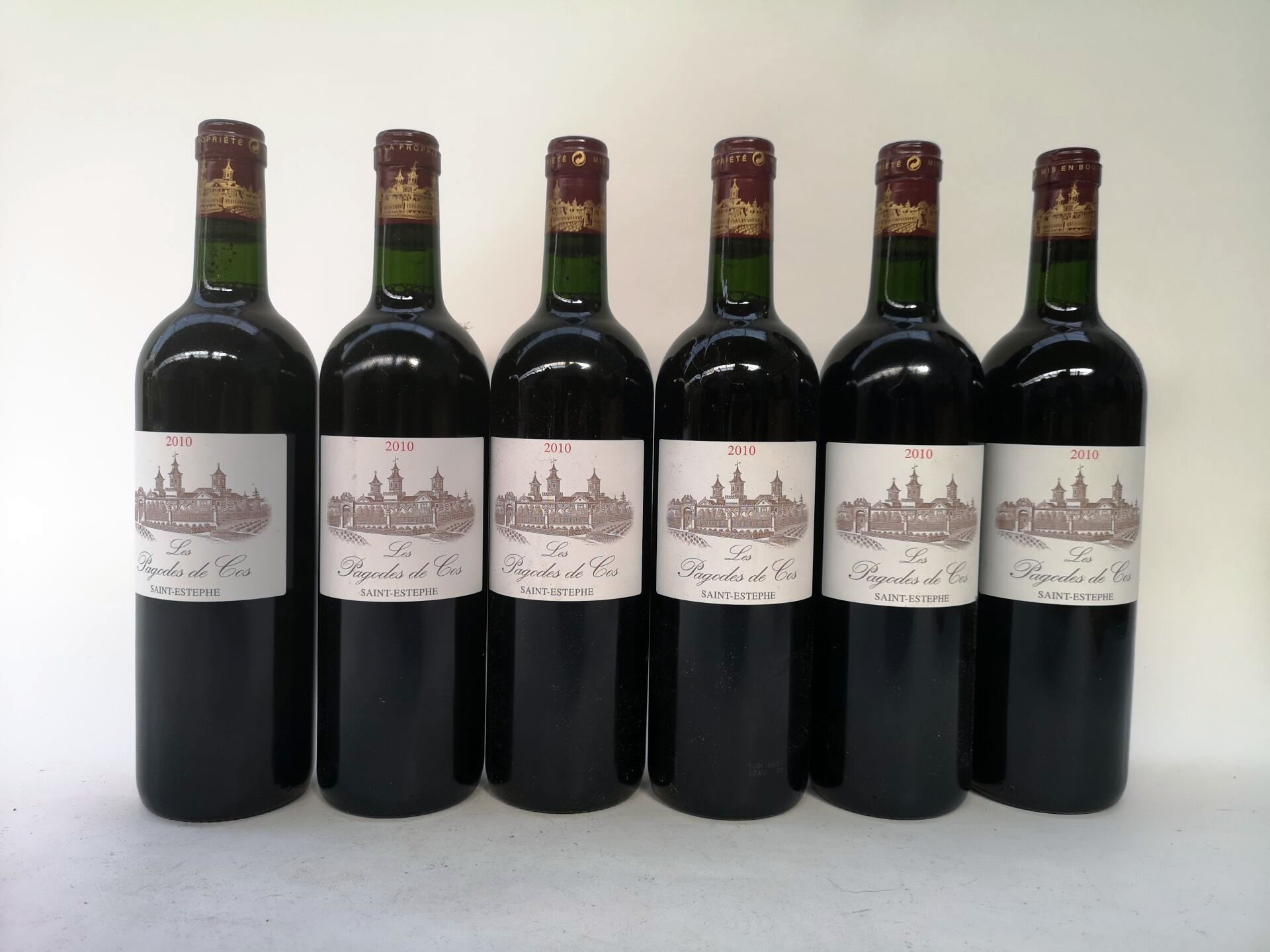 Null 6 Bouteilles PAGODES de COS - 2nd vin de Château COS d'ESTOURNEL - Saint Es&hellip;