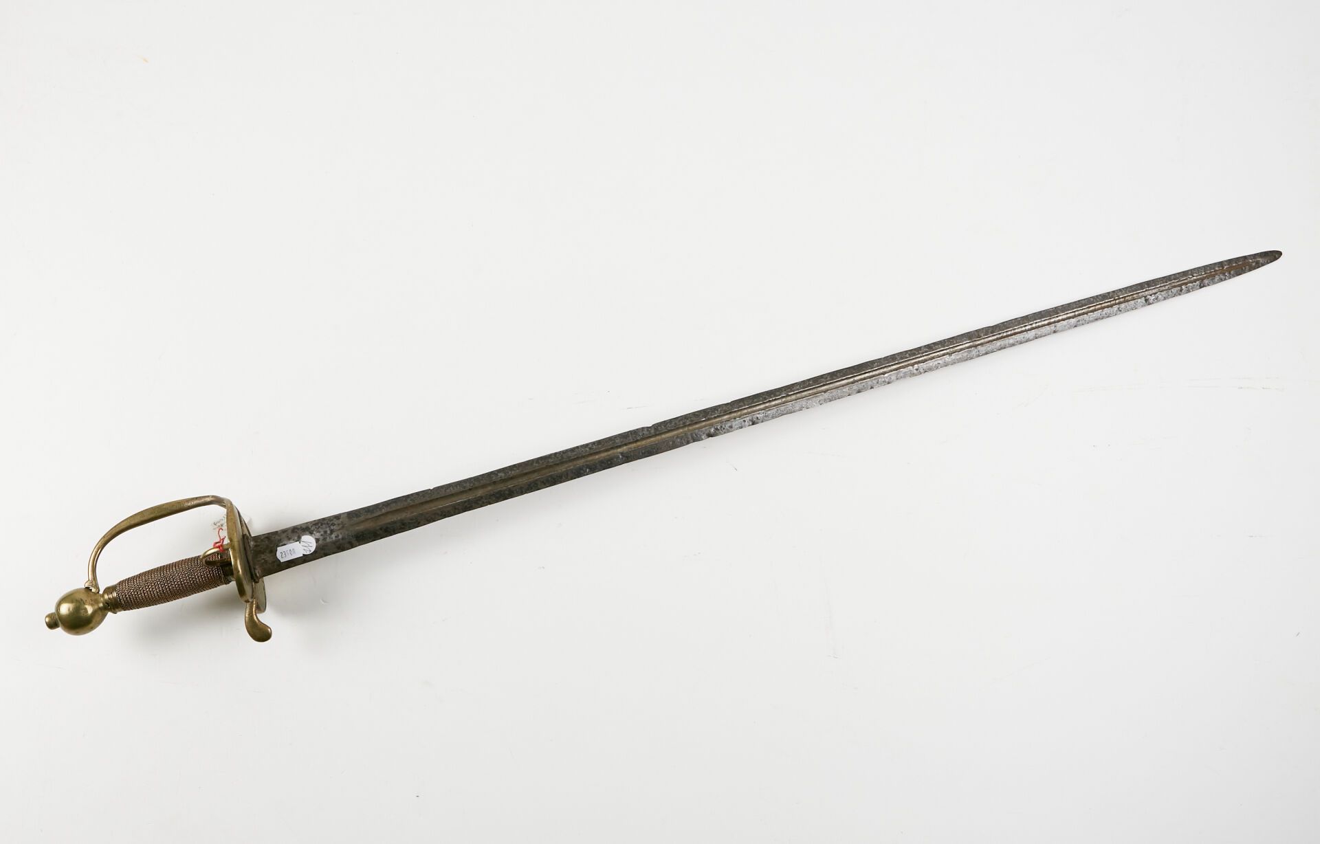Null Strong Walloon-type cavalry sword, 1734. 
Brass mounting, single-branch gua&hellip;