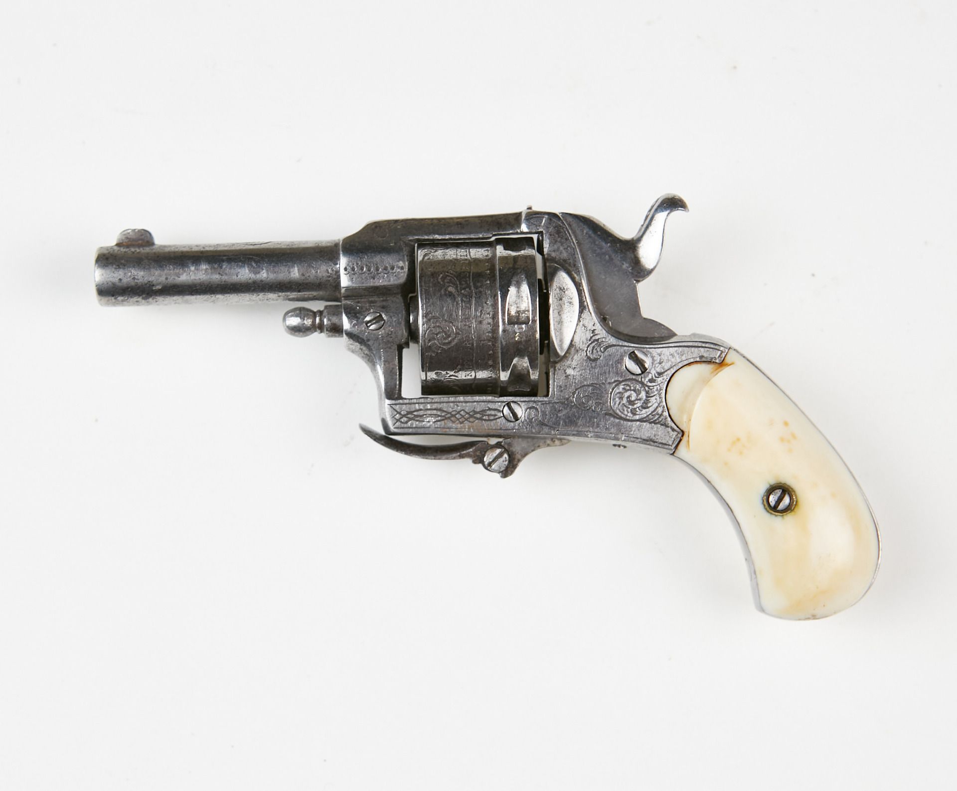 Null Bulldog-type revolver, six-shot, .22 caliber.
Round barrel. Closed frame. C&hellip;