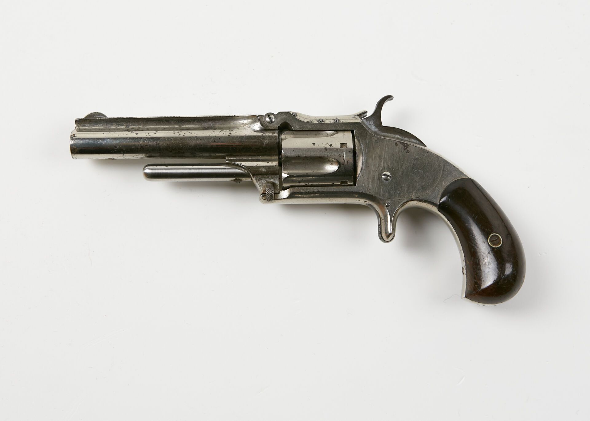 Null Smith & Wesson Revolver, N°1 ½ second issue, five-shot, 32 caliber. 
Round &hellip;