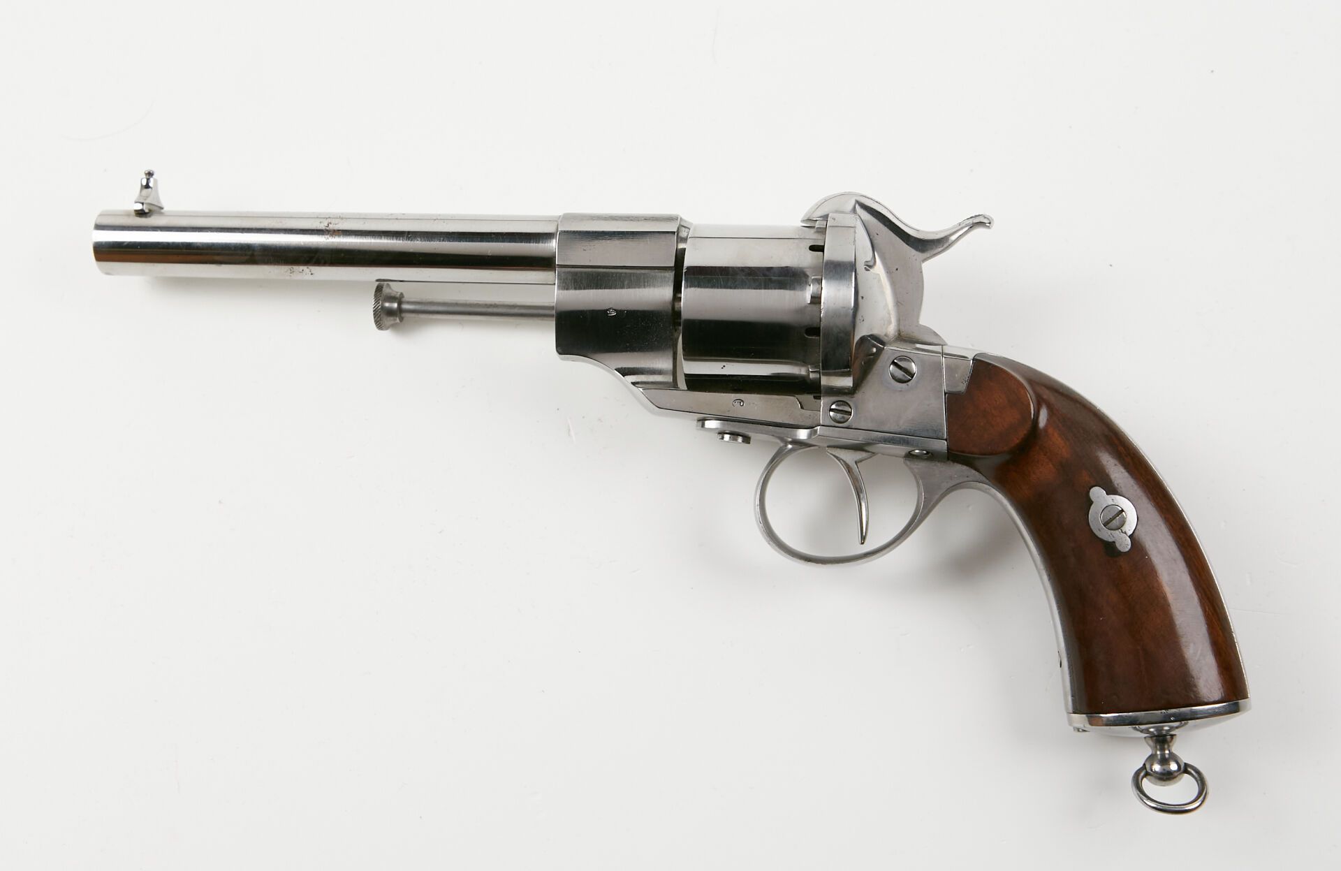 Null Lefaucheux Model 1858 civilian pinfire revolver, six-shot, 12 mm caliber. 
&hellip;