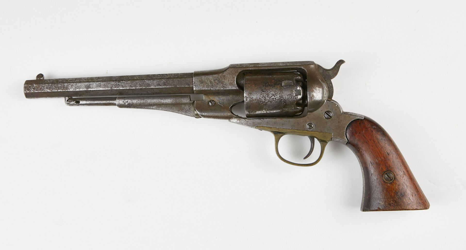 Null Remington Navy model 1861 revolver, six-shot, 36 caliber. 
Flanged barrel w&hellip;