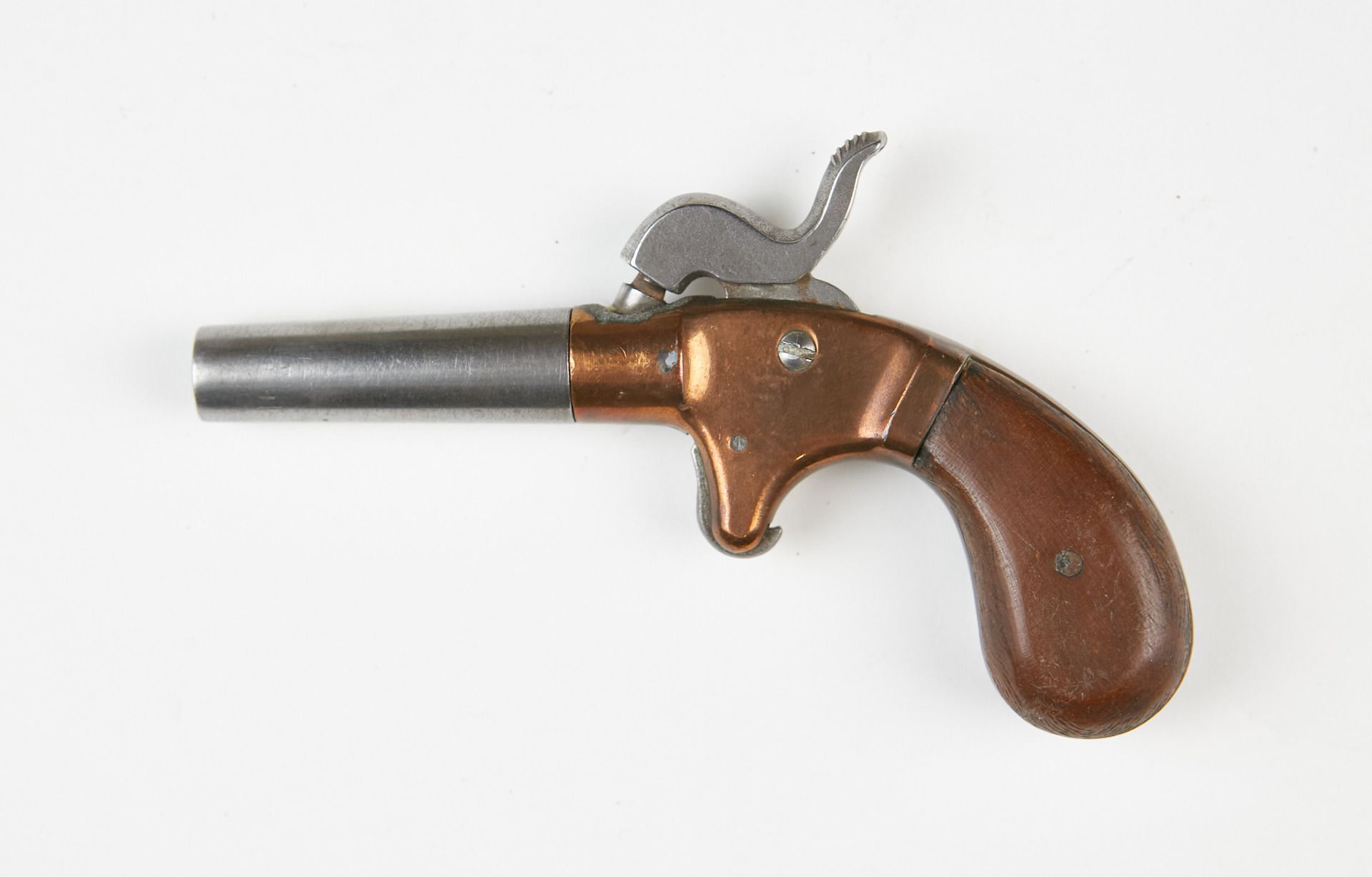 Null Set including a modern percussion cap pistol.
B.E
And a cyclist's pistol, 1&hellip;