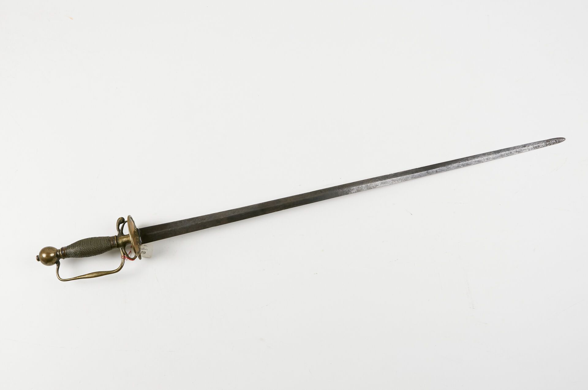 Null Fusillier officer's sword. 
Entirely watermarked brass spur, brass mount, s&hellip;