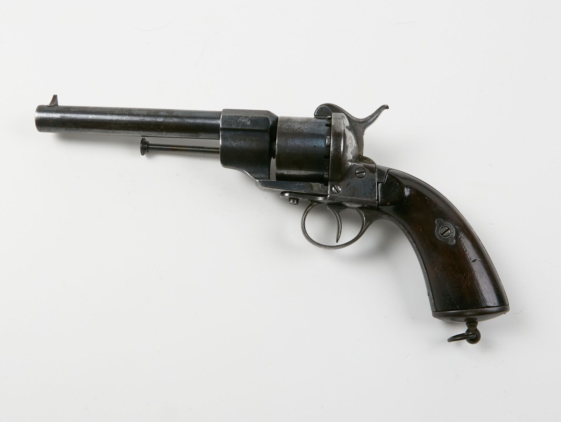 Null Lefaucheux Model 1858 civilian pinfire revolver, six-shot, 12 mm caliber. 
&hellip;
