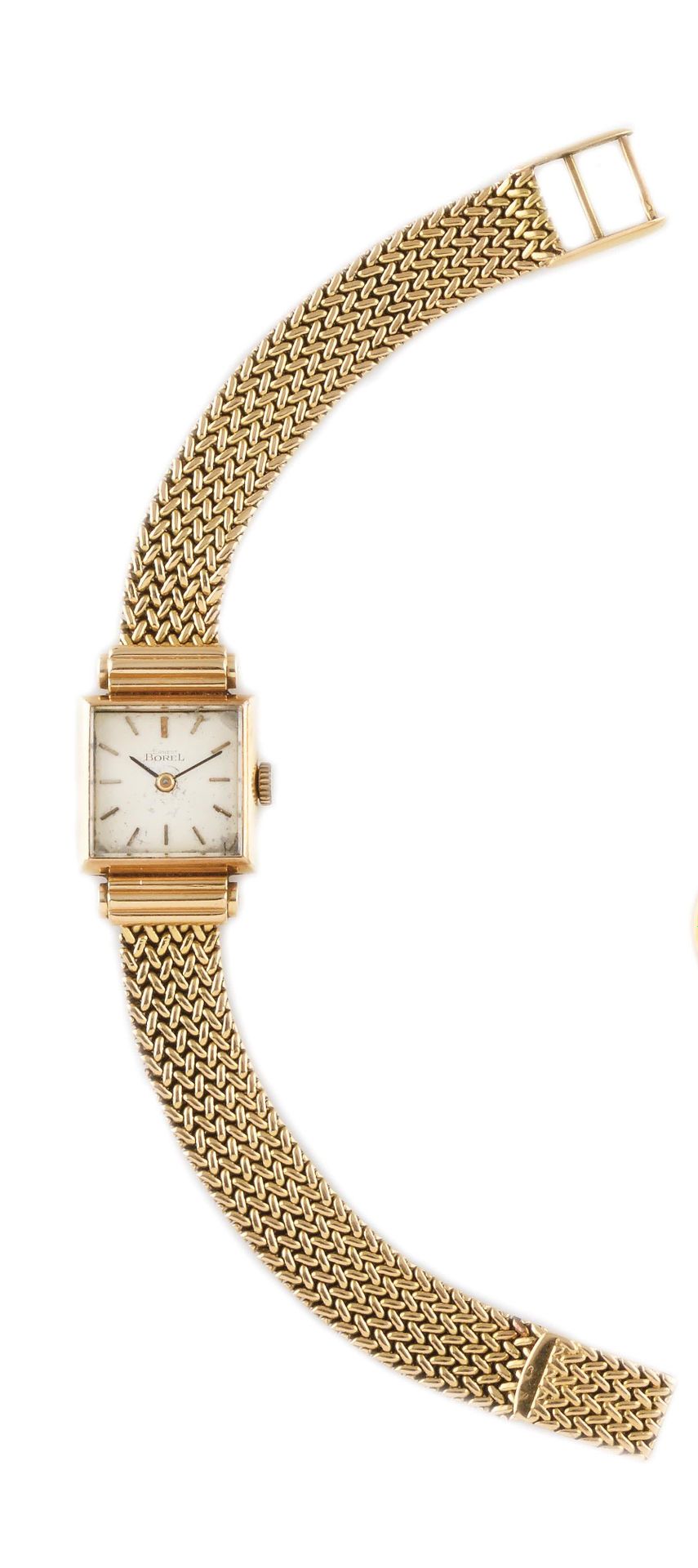 Null ERNEST BOREL About 1950. Re: 501. Yellow gold 750/1000 ladies' wristwatch, &hellip;