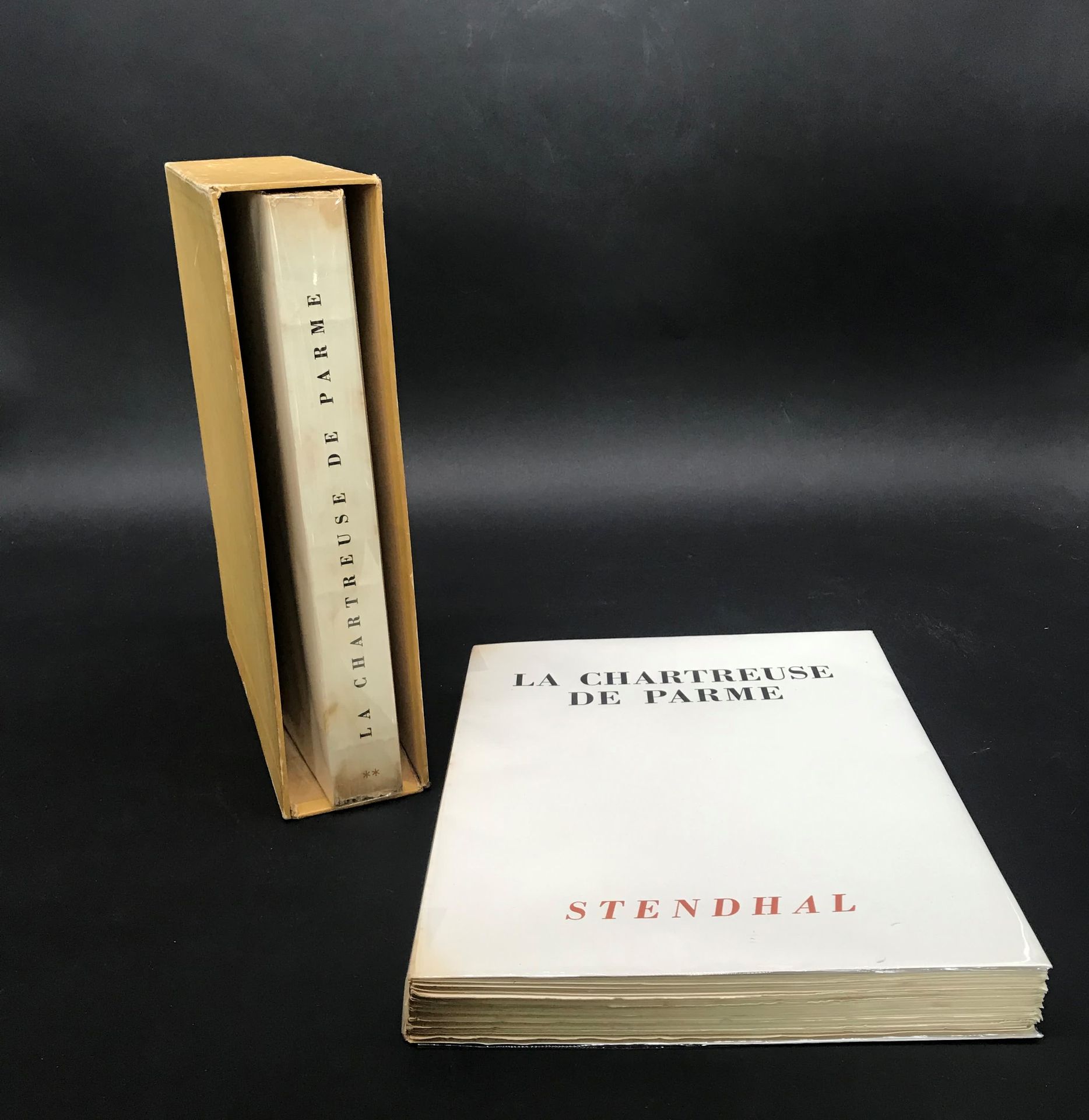 Null La Chartreuse de Parme 

Stendhal 

Deux volumes in Quatre sous emboitage 
&hellip;