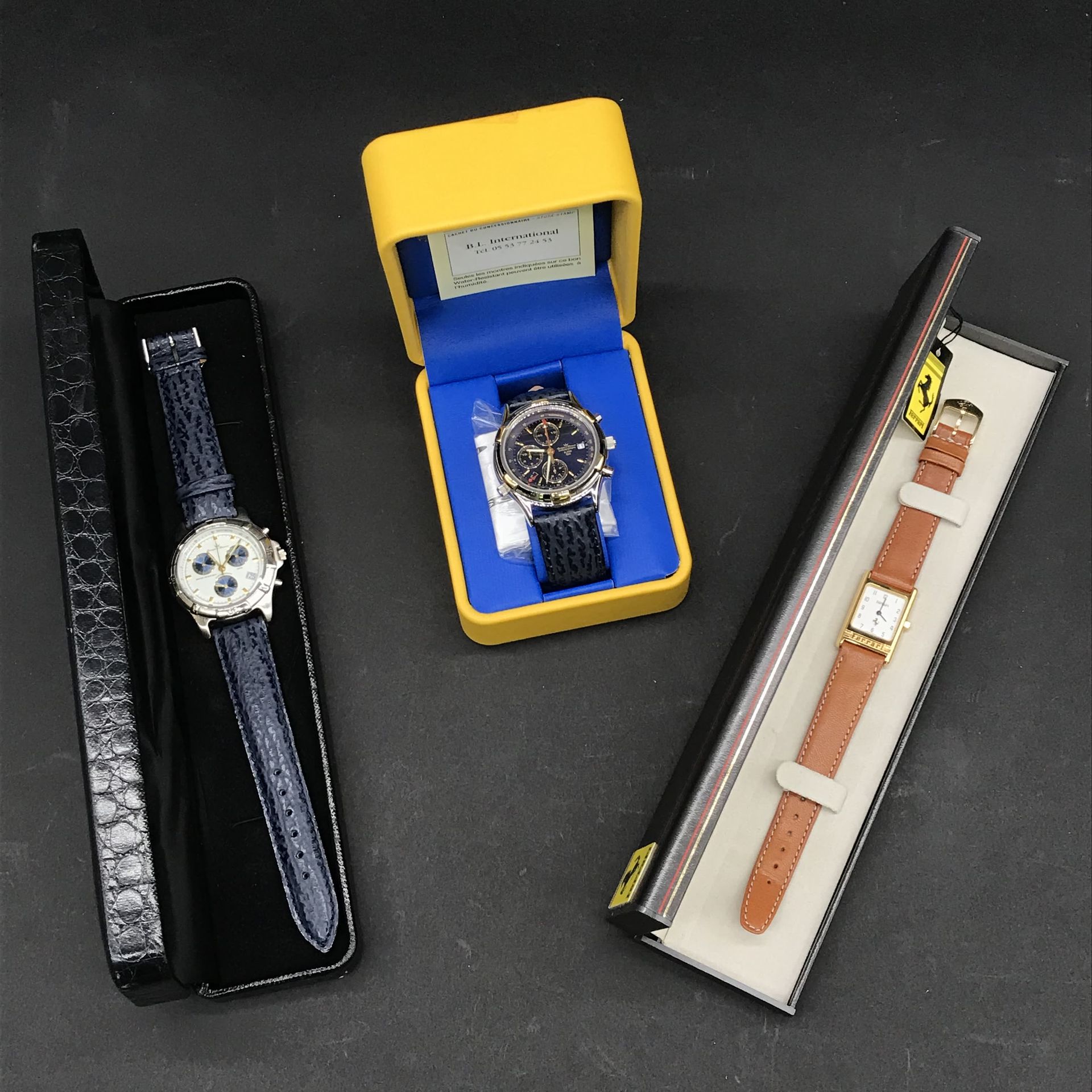 Null LOT OF THREE WATCHES including :

Yonger Bresson 

Yonger and Bresson sport&hellip;