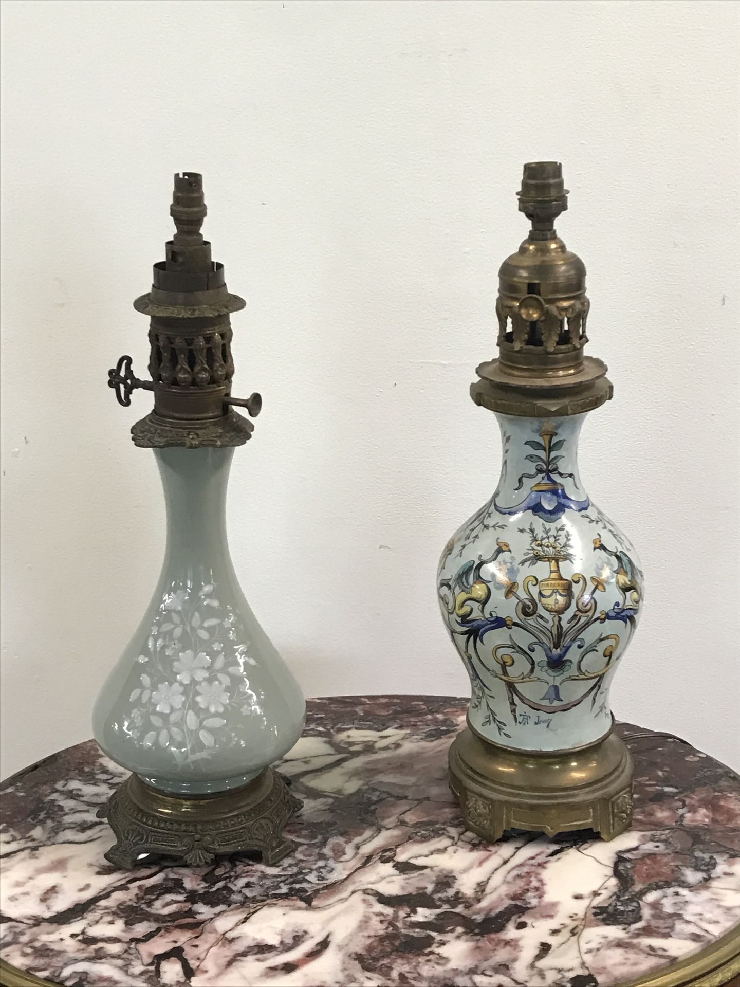 Null PETROL LAMP 

In enamelled earthenware with Renaissance style decoration of&hellip;