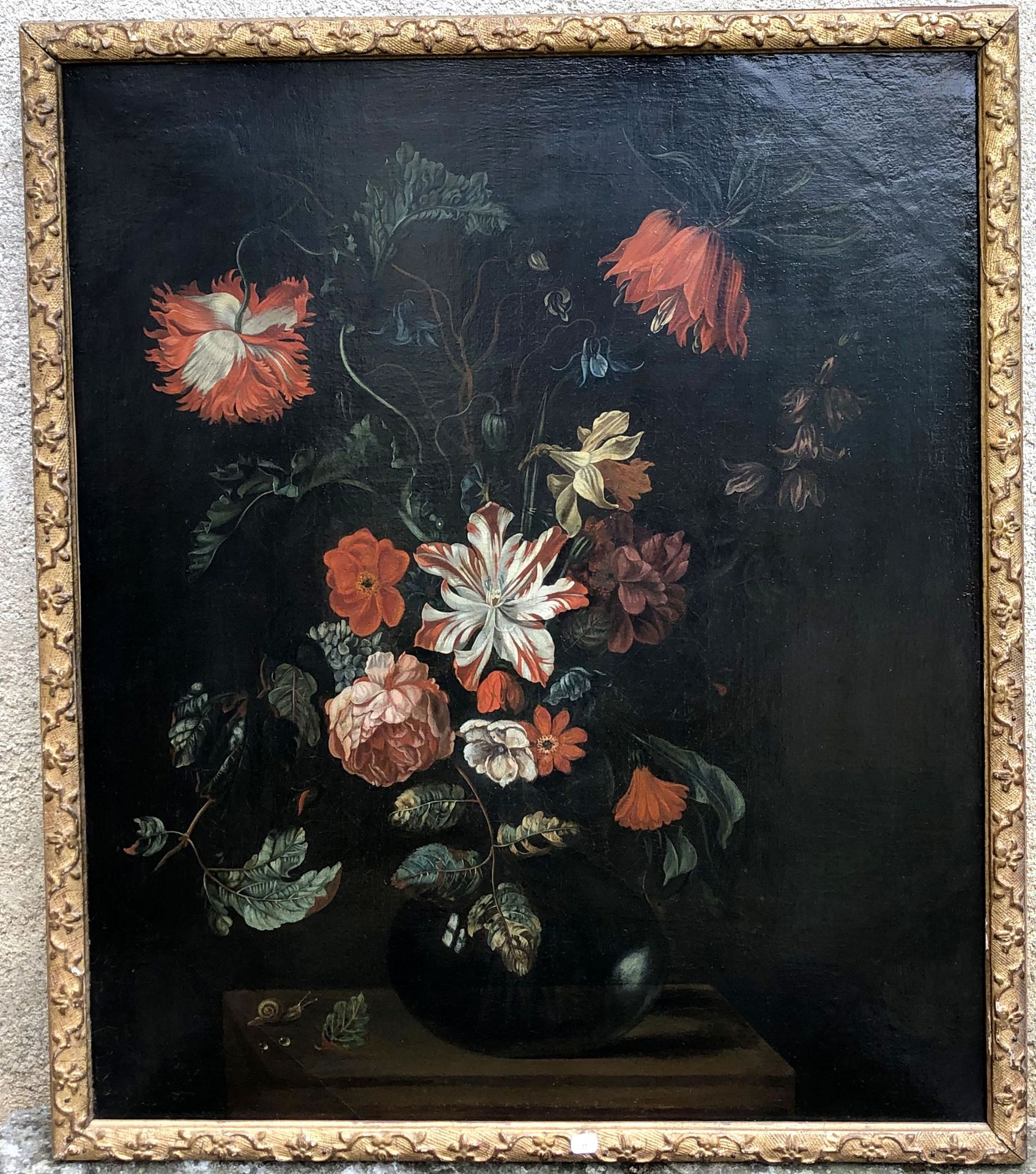 Null Maria Van Oosterwyck (1630-1693) attributed to "Still life with a bouquet o&hellip;