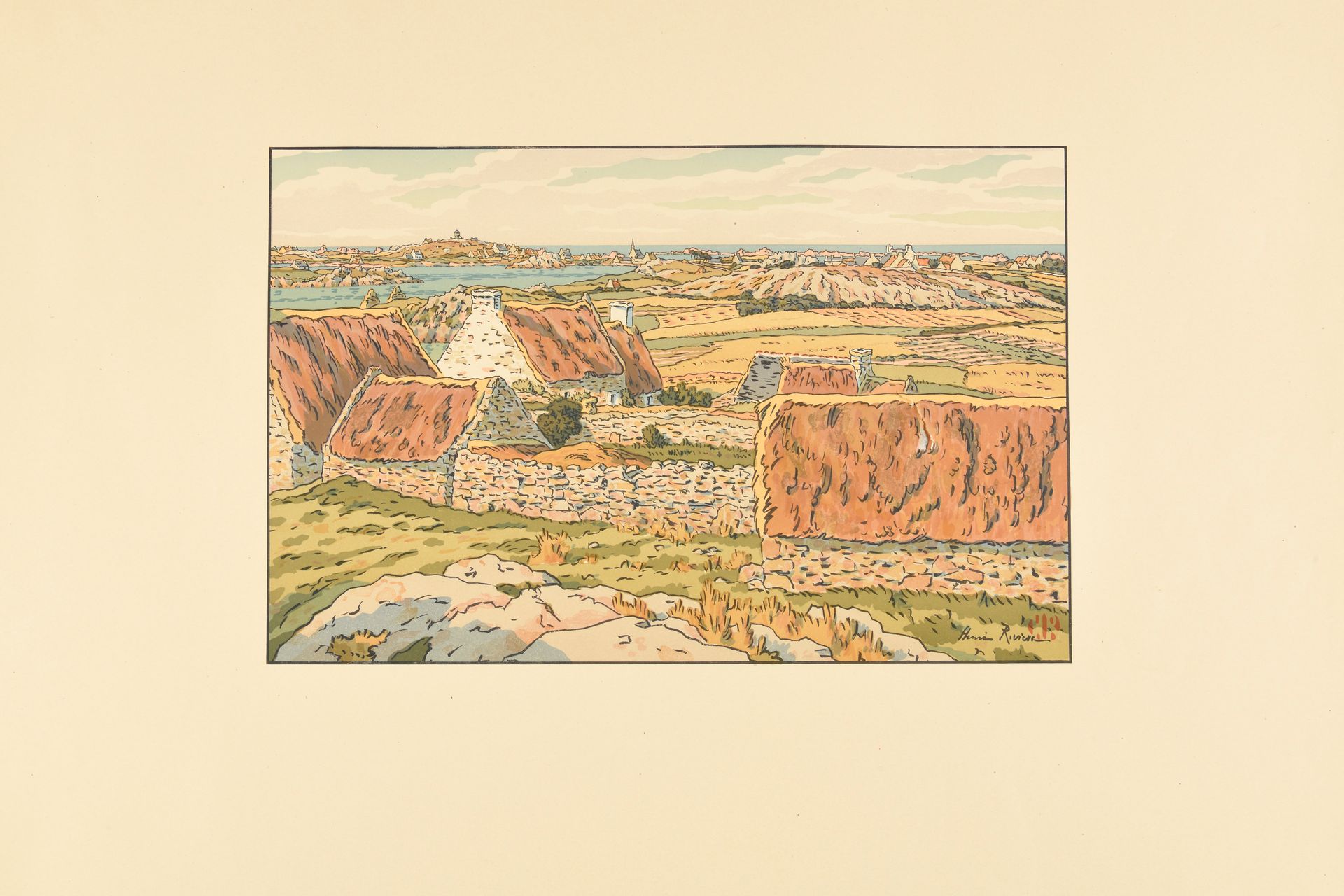 Null HENRI RIVIERE (1864-1951) L’Île Bréhat, 1913 Planche n°16 (sur 20) de la sé&hellip;