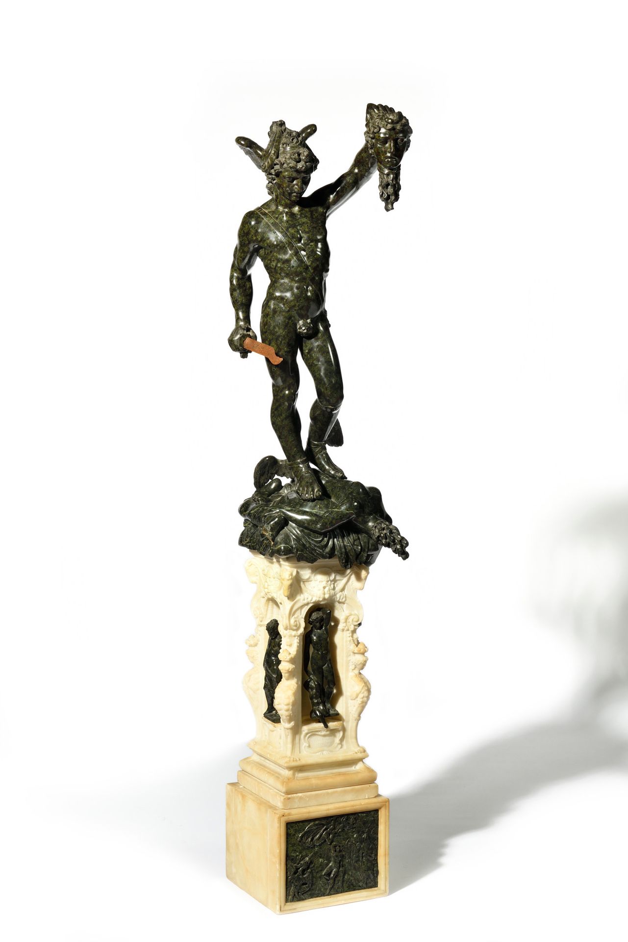 Null Nach Benvenuto CELLINI (1500-1557) Perseus mit dem Haupt der Medusa Alabast&hellip;