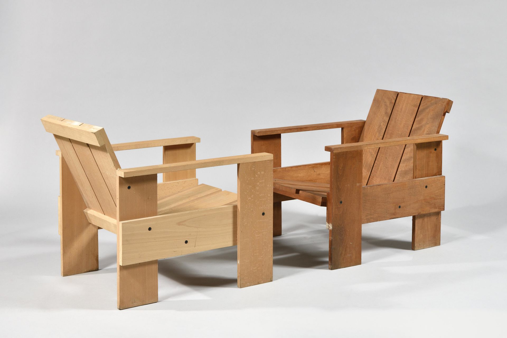 Null GERRIT THOMAS RIETVELD (1888 - 1964) Editor de CASSINA Modelo "Crate", crea&hellip;