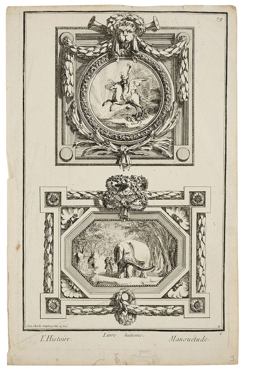 Null JEAN-CHARLES DELAFOSSE (1734-1789) D’APRES L’histoire et la Mansuétude Grav&hellip;