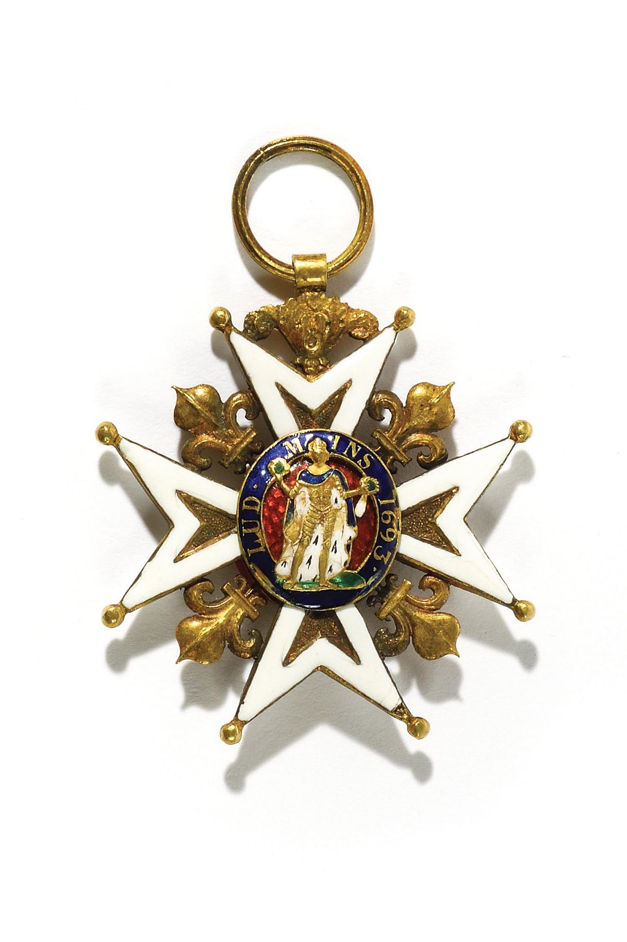 Null FRANCE ORDER OF SAINT LOUIS Knight's cross from the Restoration period. Gol&hellip;