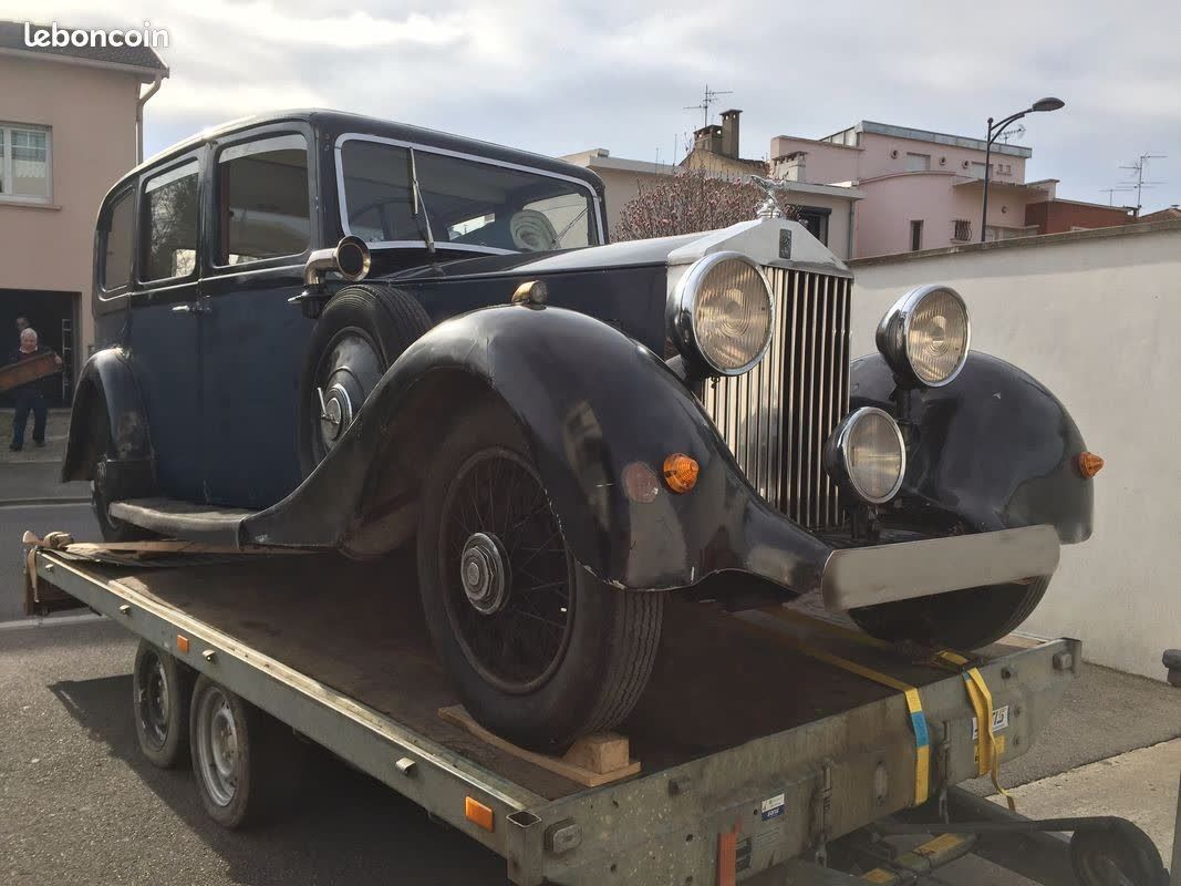 Rolls Royce de 1936 25/30 6个汽缸

序列号：GTL74

胡伯的车身

配有一个额外的气缸盖

将要恢复的

要登记为收藏品

19&hellip;