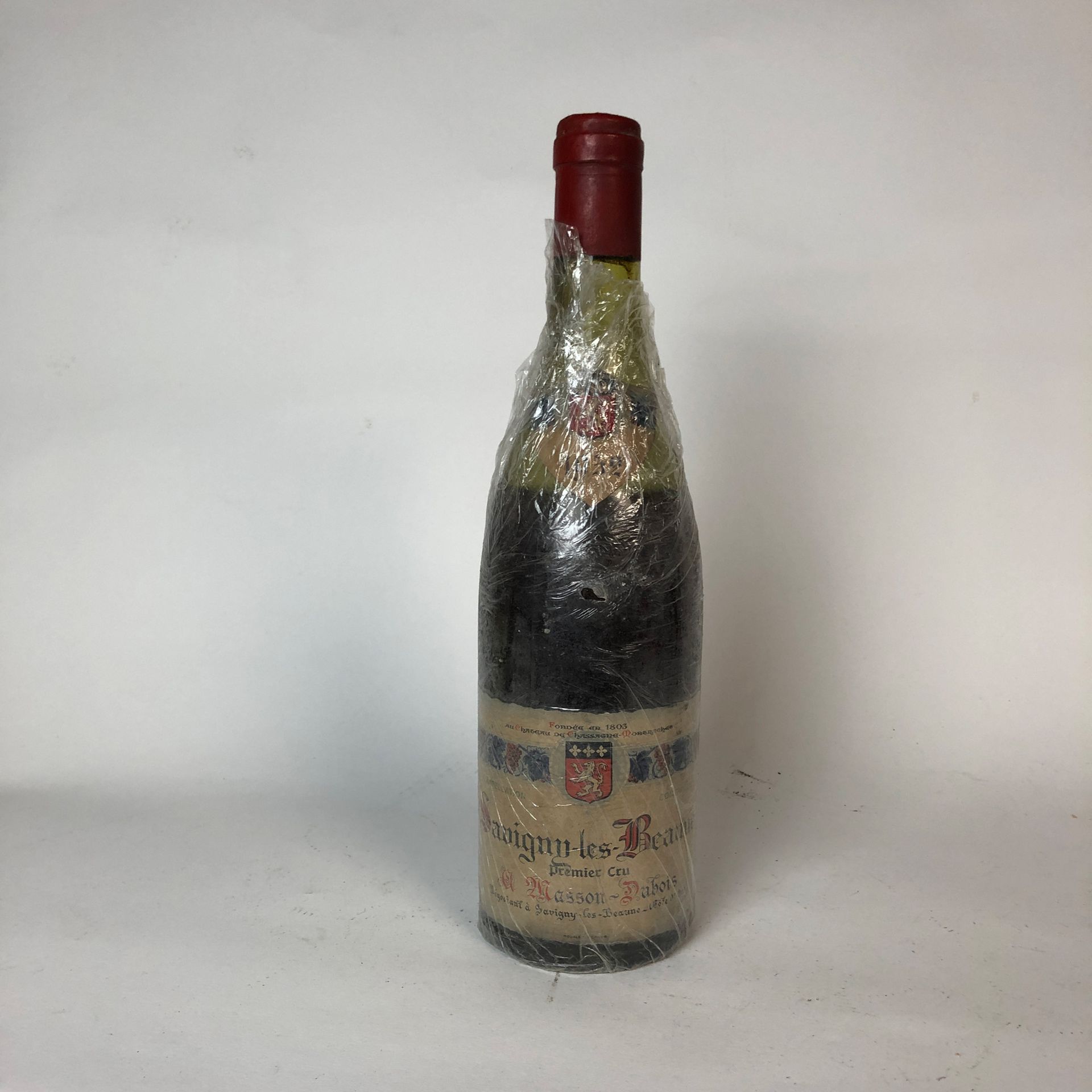 Null 1 bouteille SAVIGNY-LES-BEAUNE 1952 1er Cru Masson-Dabois (niveau vidange, &hellip;