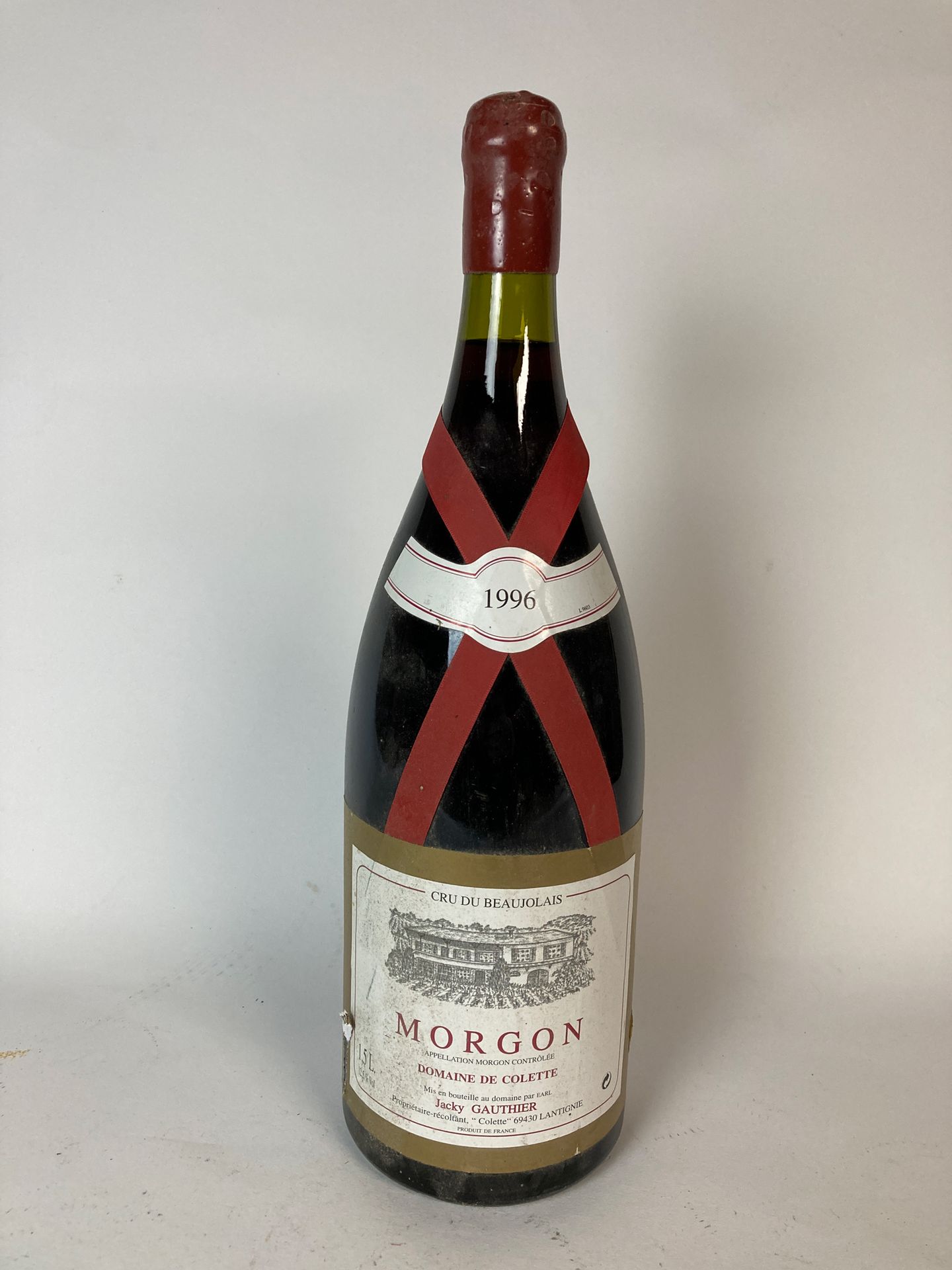 Null 1 Magnumflasche MORGON 1996 Domaine de Colette