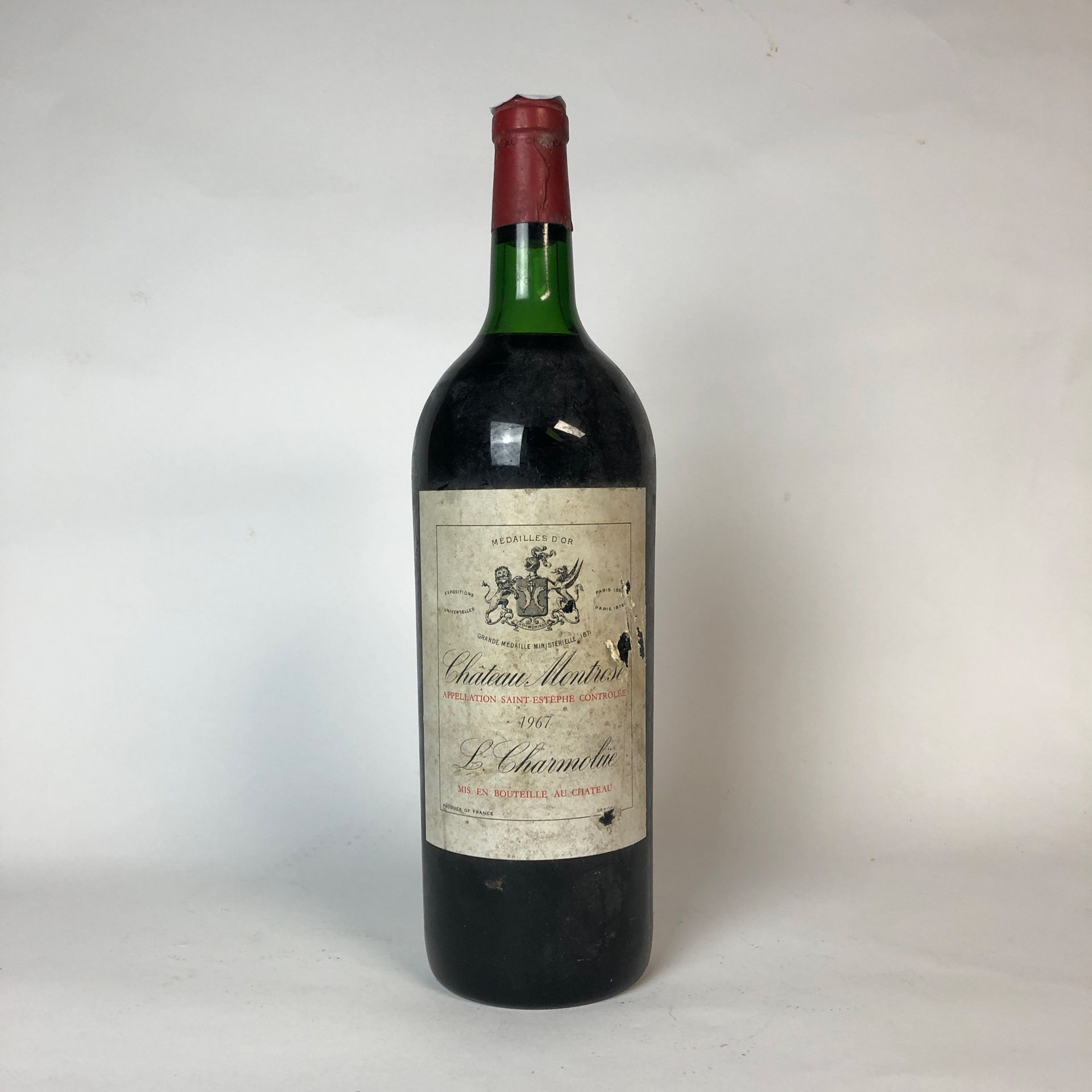 Null 1 botella CHÂTEAU MONTROSE 1967 2nd GCC Saint-Estephe