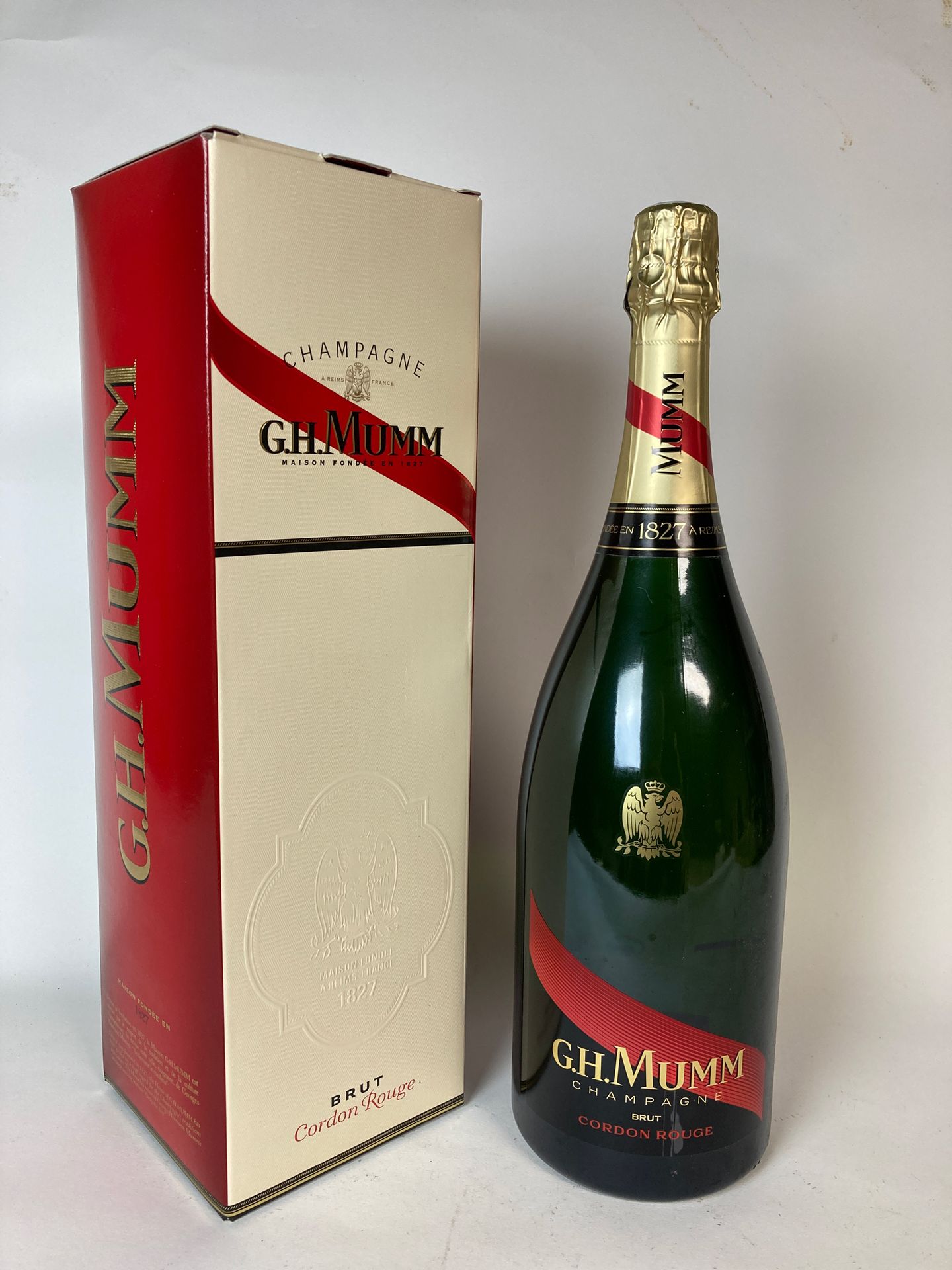 Null 8 magnums CHAMPAGNE MUMM Cordon Rouge Cajas