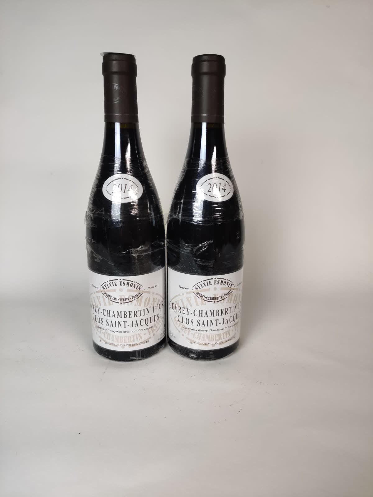 Null 
2瓶GEVREY-CHAMBERTIN 2014 Clos Saint-Jacques Sylvie Esmonin (已备案标签)