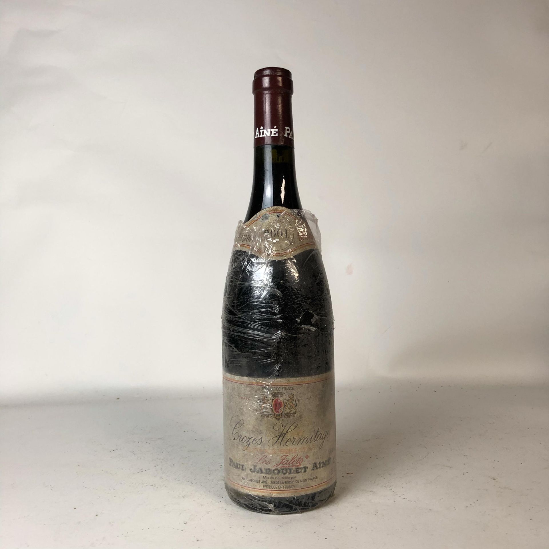 Null 1 bouteille CROZES HERMITAGE 2001 "Les Jalets" Paul Jaboulet Aîné (étiquett&hellip;