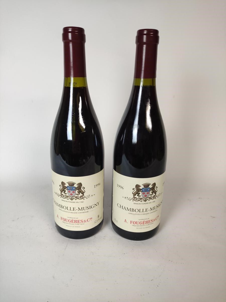 Null 2 bottles CHAMBOLLE-MUSIGNY 1996 Fougères