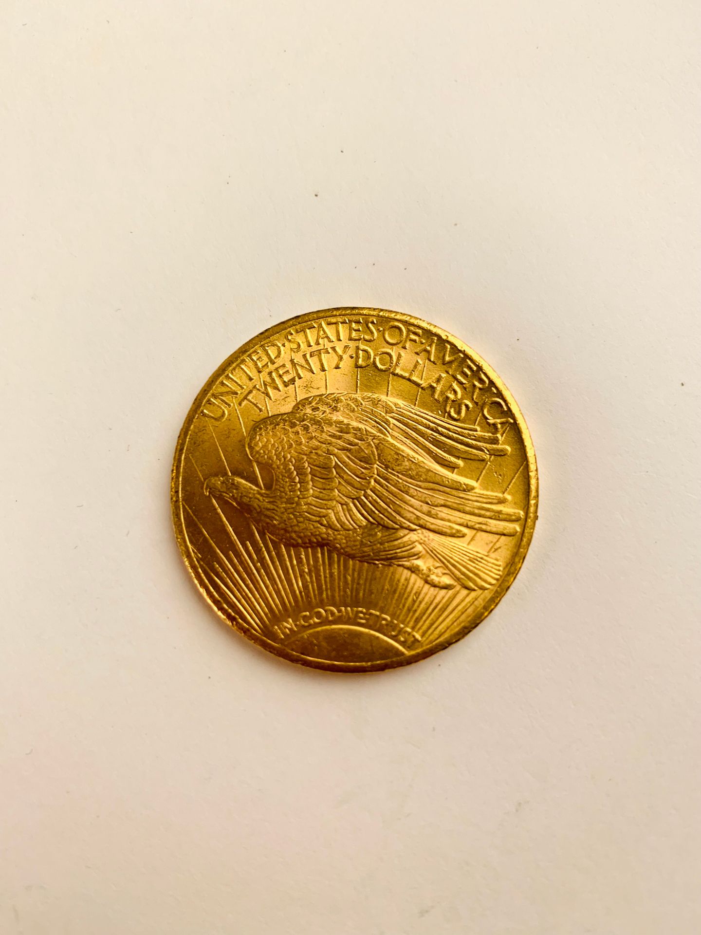 Null 1 PEZZO di 20 US Gold Liberty Dollars 1928 Peso: 33,46 g