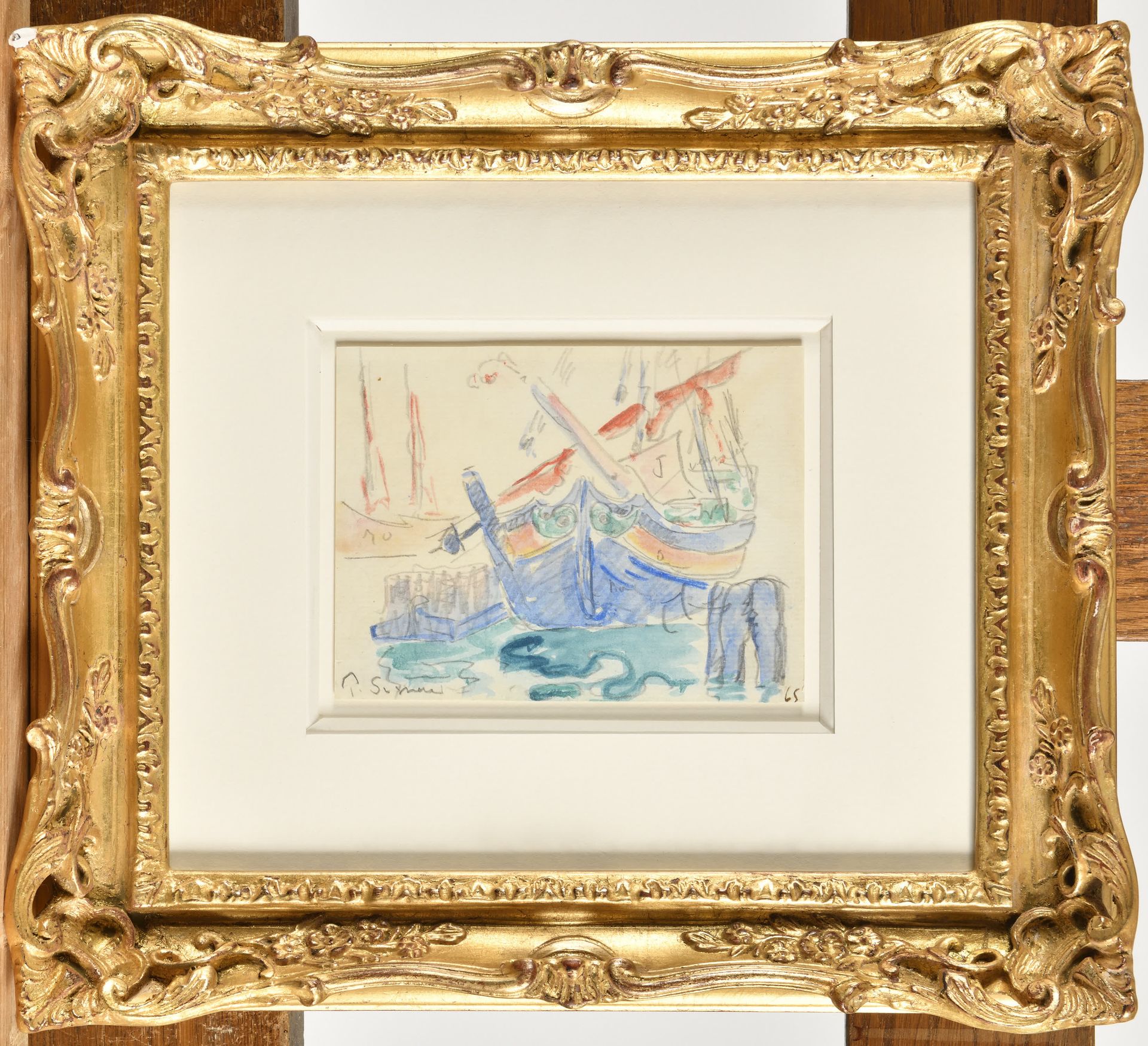 Null PAUL SIGNAC (1863-1935) Venise Watercolor Signed lower left and numbered 65&hellip;